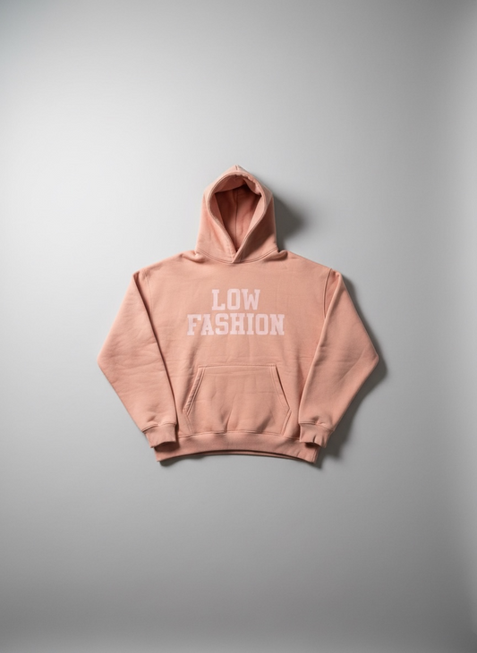Low Fashion California — Oversized Dusty Rose Hoodie