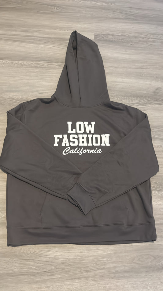 Gray Low Fashion California hoodie