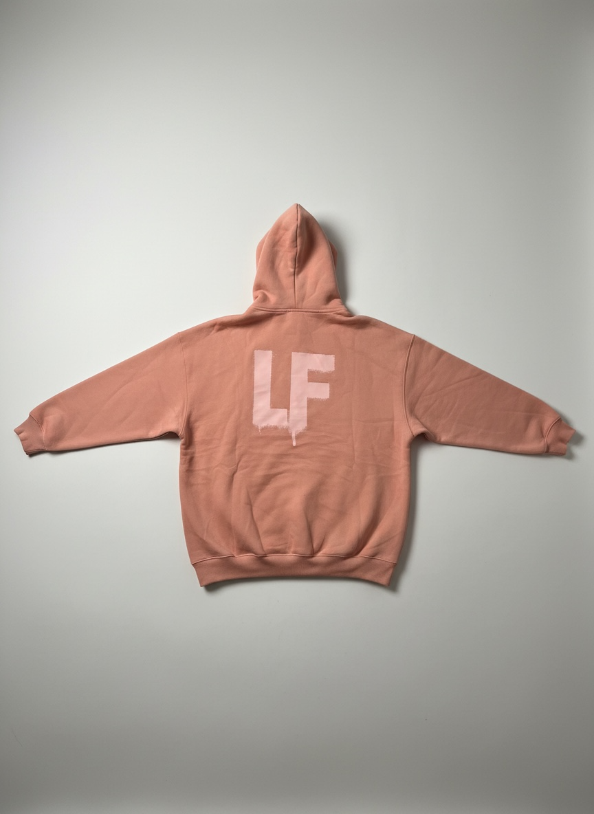 Low Fashion California — Oversized Dusty Rose Hoodie
