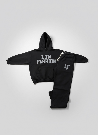 LOW FASHION™ Midnight Black Sweatsuit